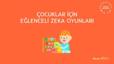 çocuklar için en iyi eğlenceli ve zeka oyunları