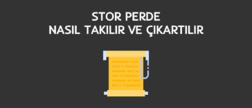 stor perde nasıl takılır